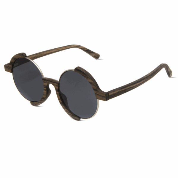 דגם Madness - משקפי שמש מעץ אגוז - Mr. Woodini